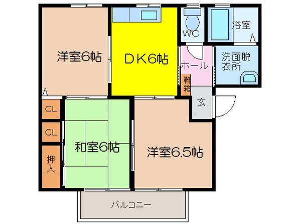 グリーンルーフ福田の物件間取画像